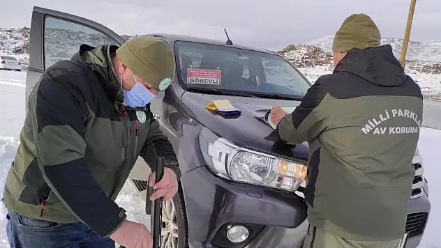 Van'da sokağa çıkma kısıtlamasında ava giderken 1 şahsa işlem yapıldı