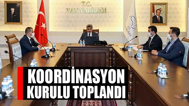 Koordinasyon kurulu toplandı