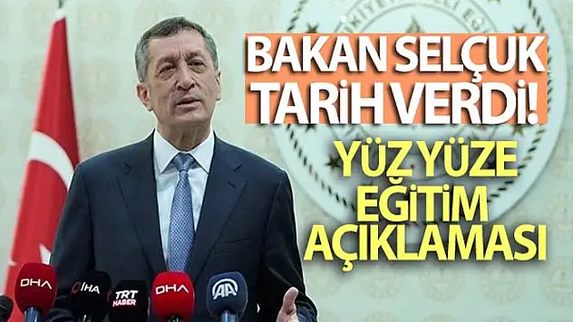 Bakan Selçuk: '15 Şubat'tan itibaren sizleri okullarda görmek, okullarda karşılamak istiyoruz'