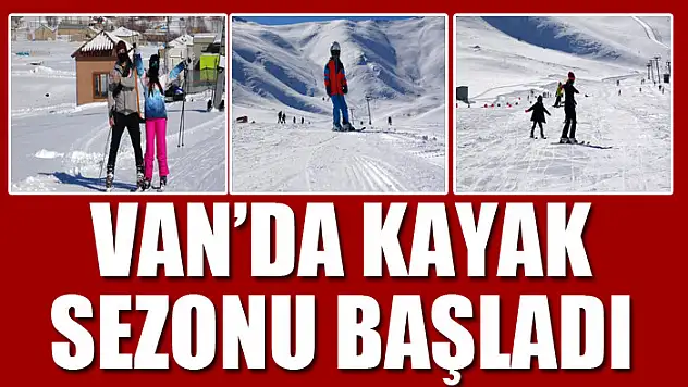 Van'da kayak sezonu başladı