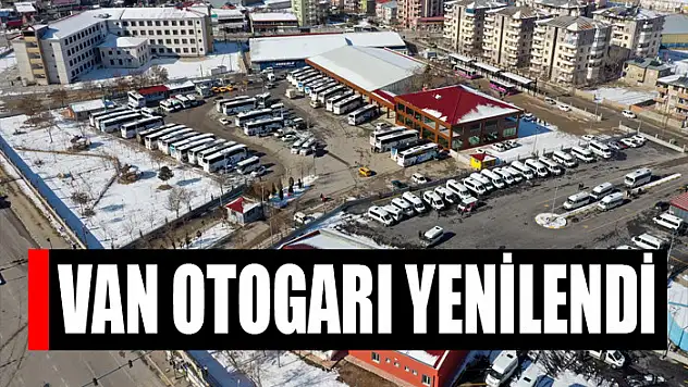 Van otogarı yenilendi