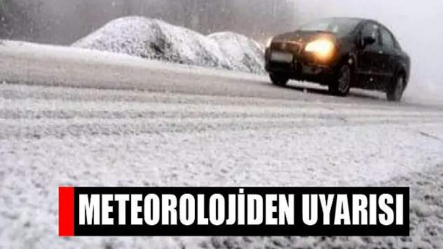 Meteorolojiden çığ, buzlanma ve don uyarısı