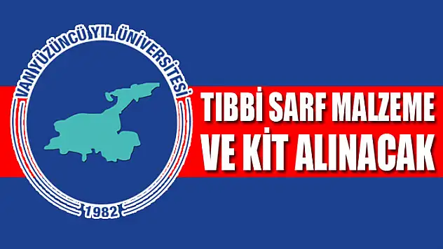Tıbbi sarf malzeme ve kit alınacak