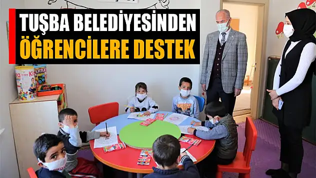 Tuşba Belediyesinden öğrencilere destek