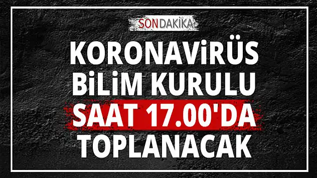 Koronavirüs Bilim Kurulu 17:00'de toplanacak
