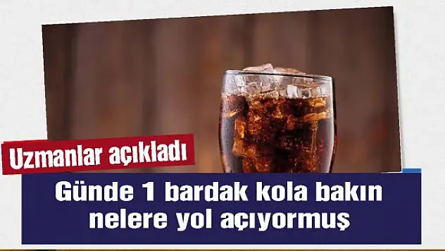 Günde 1 bardak şekerli içecek tüketmek bakın size neler yapıyor