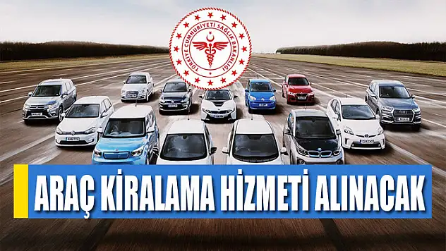 Araç kiralama hizmeti alınacak
