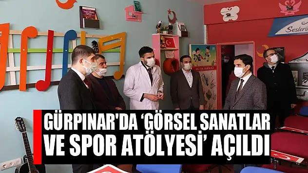 Gürpınar'da 'Görsel Sanatlar ve Spor Atölyesi' açıldı