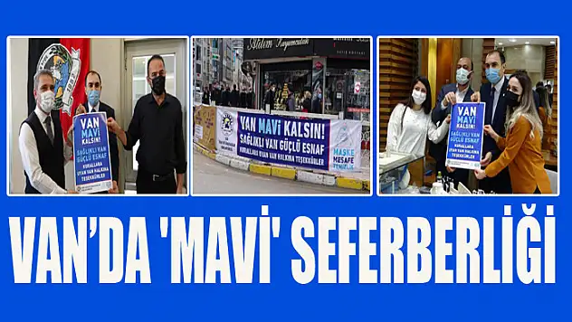 Van'da 'mavi' seferberliği