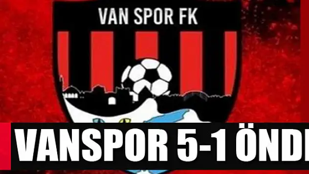 Vanspor 3-0 Önde