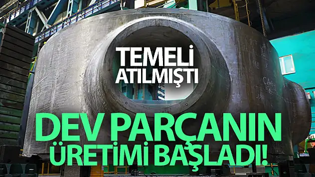 Akkuyu NGS'nin 3. ünitesi için nükleer reaktör üretimine başlandı