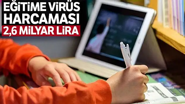 Salgında eğitime 2,6 milyar TL gitti
