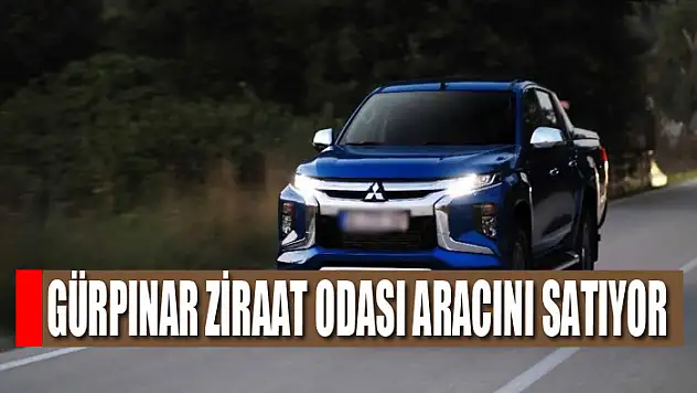 Gürpınar Ziraat Odası aracını satıyor