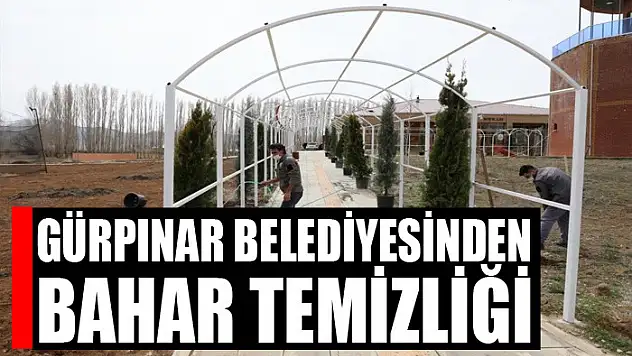 Gürpınar Belediyesinden bahar temizliği