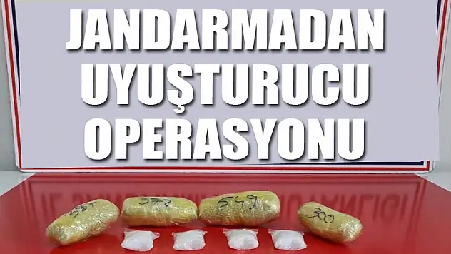 Jandarmadan uyuşturucu operasyonu