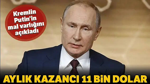 Putin, 2020'de 10 milyon Ruble kazandı