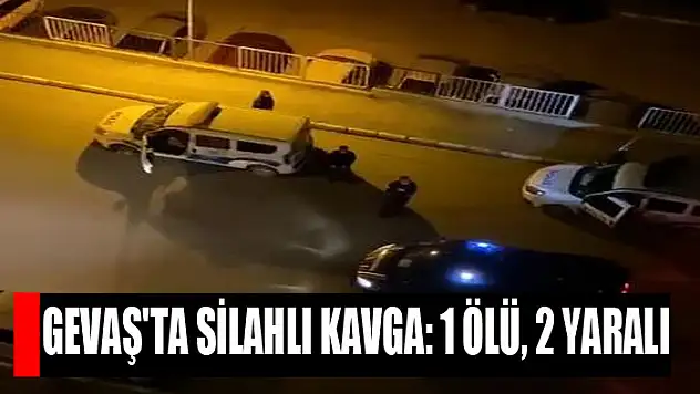 Gevaş'ta silahlı kavga: 1 ölü, 2 yaralı