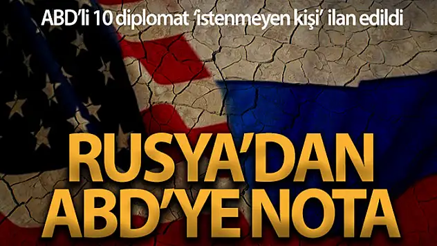 Rusya'dan ABD'ye nota