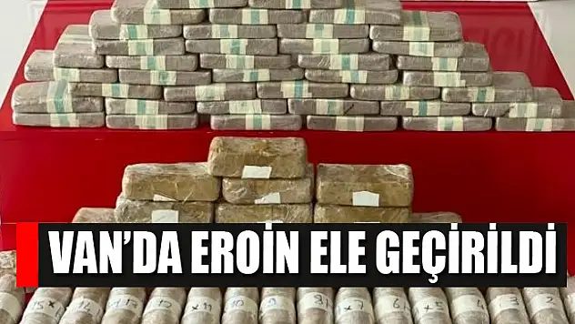 Van'da eroin ele geçirildi