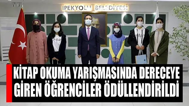Dereceye giren öğrenciler ödüllendirildi