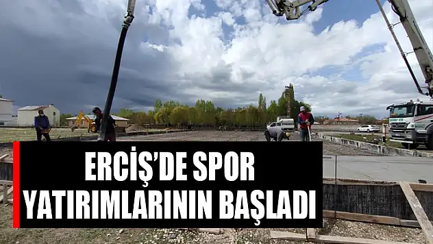 Erciş'de spor yatırımlarının startı verildi
