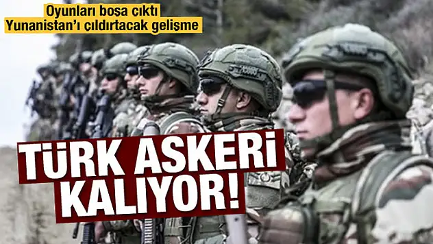 Türk askeri Libya'da kalacak