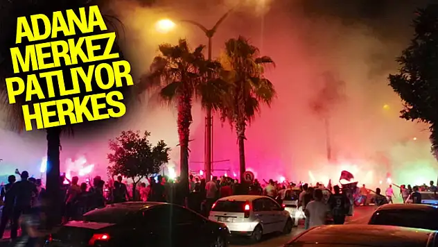 Adana Demirspor'un 26 yıl sonra gelen şampiyonluğu kentte coşkuyla kutlandı