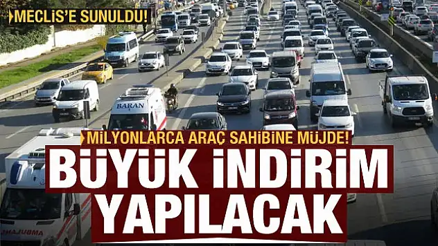 Milyonlarca araç sahibini ilgilendiriyor! Büyük indirim yapılacak