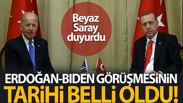 Cumhurbaşkanı Erdoğan ile Biden görüşmesinin tarihi belli oldu!