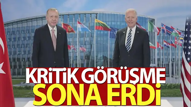Cumhurbaşkanı Erdoğan- Biden görüşmesi sona erdi