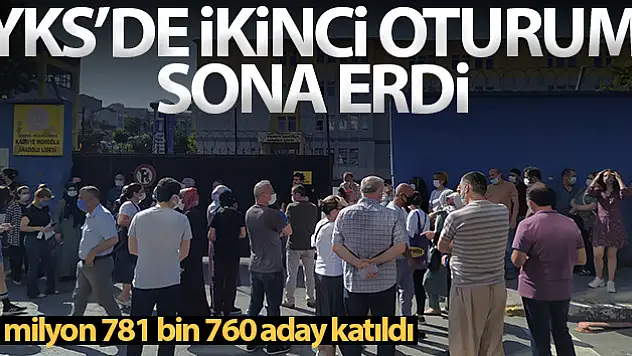 YKS sona erdi, öğrenciler sınavın zorluğundan yakındı