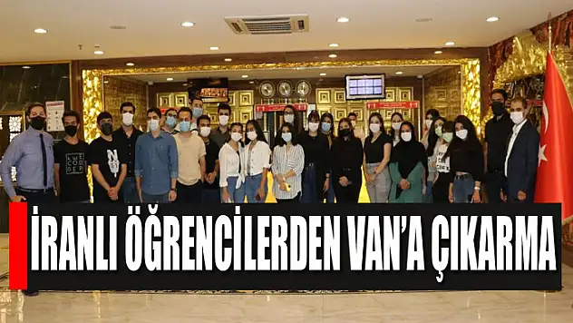 İranlı öğrencilerden Van'a çıkarma