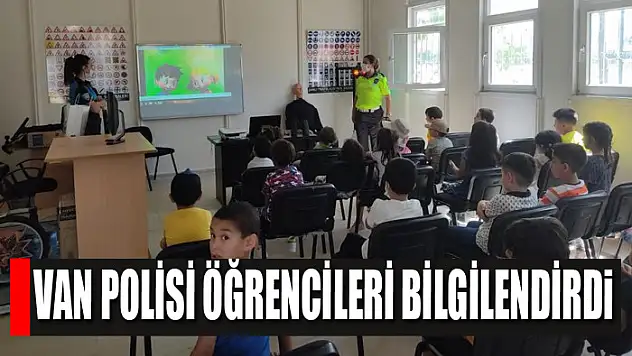 Van Polisi öğrencileri bilgilendirdi