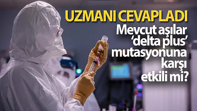 'Mevcut aşılar 'delta plus' mutasyonuna karşı da etkili'