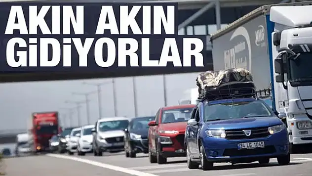 Anadolu Otoyolu'nda Kurban Bayramı yoğunluğu