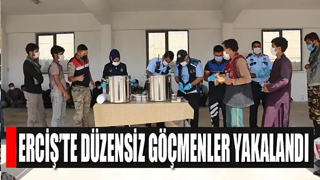 Erciş'te düzensiz göçmenler yakalandı