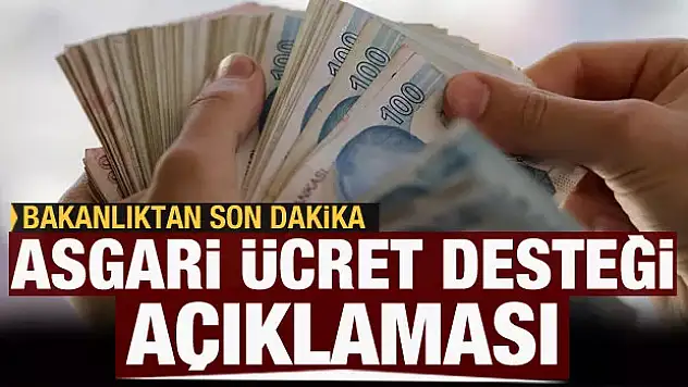 Bakanlıktan son dakika 'Asgari Ücret Desteği' kararı: 2021'de de sürecek!