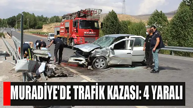 Muradiye'de trafik kazası: 4 yaralı