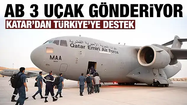 AB 3 yangın söndürme uçağı gönderiyor: Katar'dan destek!