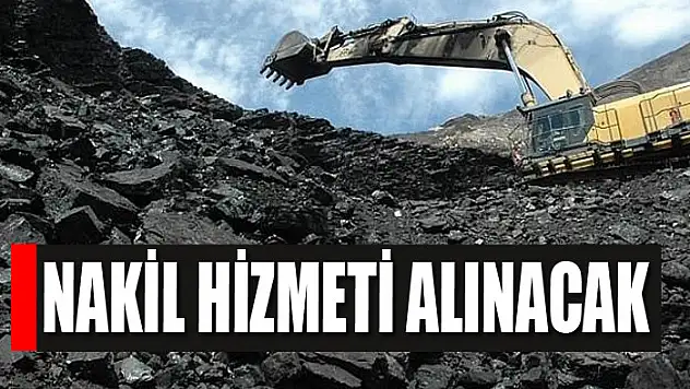 Nakil hizmeti alınacak