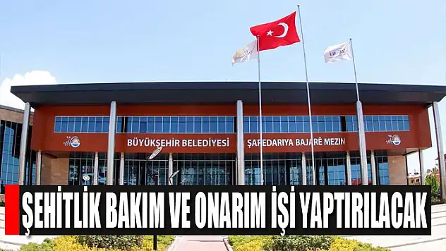 Şehitlik bakım ve onarım işi yaptırılacak