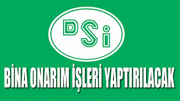 Bina onarım işleri yaptırılacak