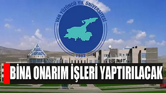 Bina onarım işleri yaptırılacak