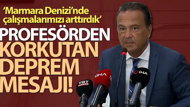 Prof. Dr. Haluk Özener: 'Türkiye'nin birçok ili deprem tehlikesiyle karşı karşıya'