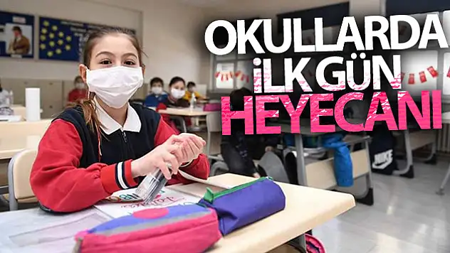 Okullarda ilk gün heyecanı