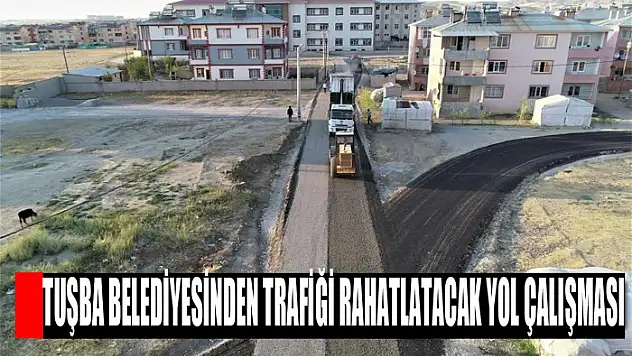 Tuşba Belediyesinden trafiği rahatlatacak yol çalışması