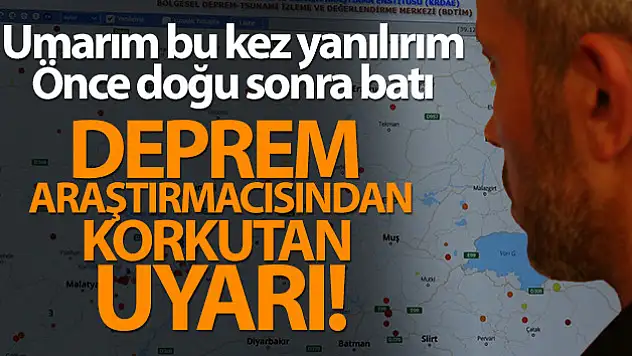 Deprem araştırmacısından Bingöl ve Elazığ uyarısı