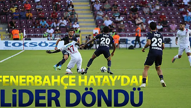 Fenerbahçe işi ilk yarıda bitirdi