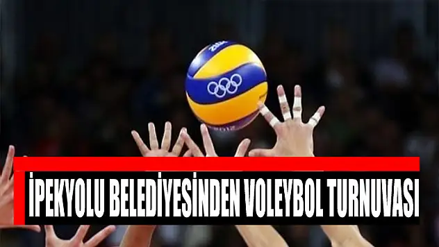 İpekyolu Belediyesinden voleybol turnuvası