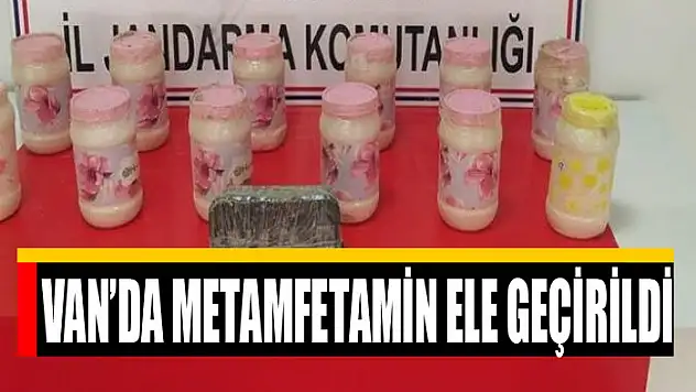 Van'da toprağa gizlenmiş 14 kilo metamfetamin ele geçirildi